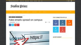 Fake emails spread on campus | The Student Printz