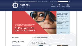 West Ada School District / Homepage