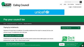 Pay your council tax - Ealing Council