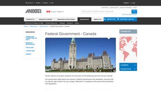 Federal Government - Canada | Anixter