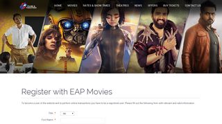 EAP Films and Theatres Private Limited - Register