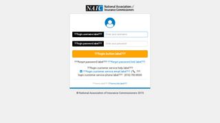 NAIC | Login - National Association of Insurance Commissioners