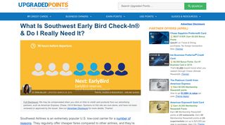 What Is Southwest Early Bird Check-In — Do I Really Need It? [2019]