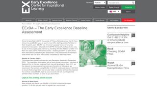 EExBA – The Early Excellence Baseline Assessment | Early Excellence