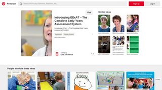 Early Excellence Assessment Tracker (EExAT) - Pinterest