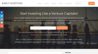 Early Investing - Crowdfunding for Investors