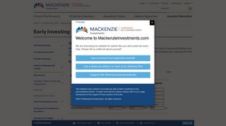 Early Investing | Mackenzie Investments