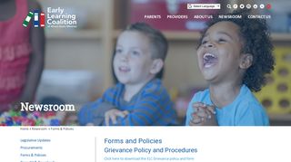 Forms & Policies | Early Learning Coalition