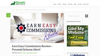 Earn Easy Commissions Review - Pyramid Scheme Alert!