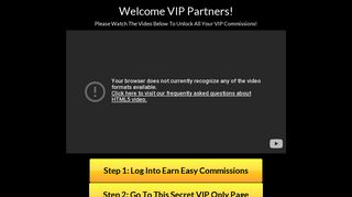 Earn Easy Commissions VIP Partner Portal – Successful ...
