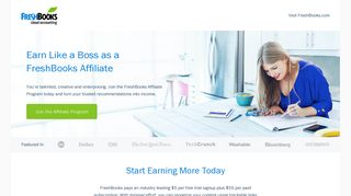 Affiliate Program - Earn Money Online Through FreshBooks