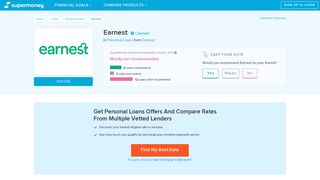 Earnest Reviews - Personal Loans - SuperMoney