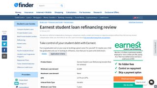 Earnest student loan refinancing review January 2019 | finder.com