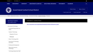 Earobics Login Page - Grand Island Central School District