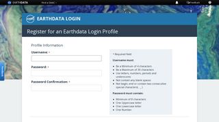 Register - Earthdata Login - NASA