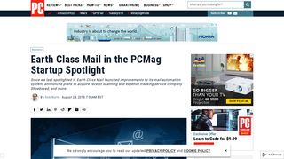 Earth Class Mail in the PCMag Startup Spotlight | PCMag.com