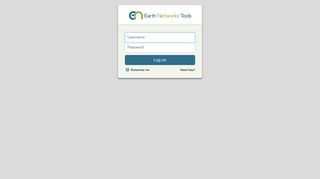Earth Networks Tools - Login