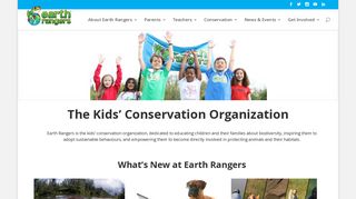 Earth Rangers Homepage