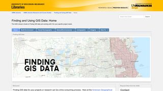 Earth Explorer - Finding and Using GIS Data - UWM Libraries ...