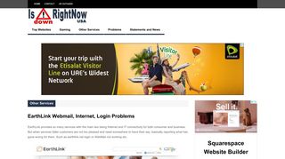 EarthLink Webmail, Internet, Login Problems | Is Down Right Now USA
