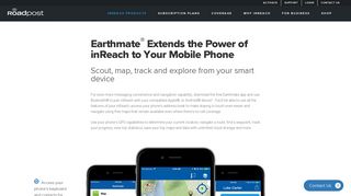 Earthmate® app extends the power of inReach to mobile devices