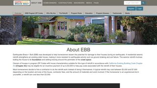 About EBB - Earthquake Brace + Bolt