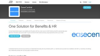 EaseCentral by EaseCentral | ADP Marketplace