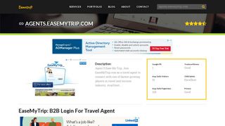 Welcome to Agents.easemytrip.com - EaseMyTrip: B2B Login For ...
