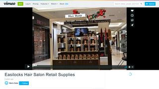 Easilocks Hair Salon Retail Supplies on Vimeo