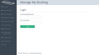 Easirent.com | Manage My Booking