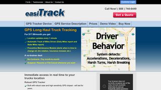 EasiTrack - GPS for Long Haul Trucking