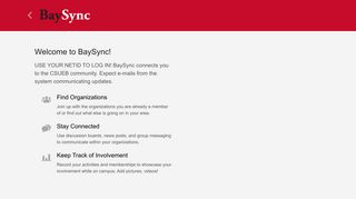 California State University, East Bay | BaySync - OrgSync