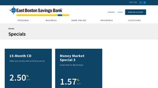 Open an Account | East Boston Savings Bank