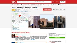East Cambridge Savings Bank - 11 Reviews - Banks & Credit Unions ...