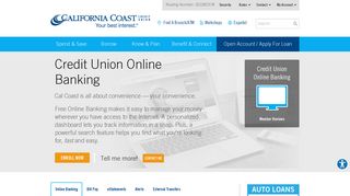 Credit Union Online Banking | California Coast Credit Union