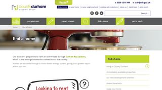 find a home - County Durham Housing Group