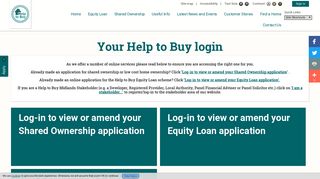 Log-in to Help to Buy | Help to Buy Midlands