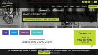 Leicestershire County Council - EMSS Jobsite - East Midlands Shared ...