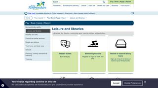 Leisure and libraries - East Renfrewshire Council