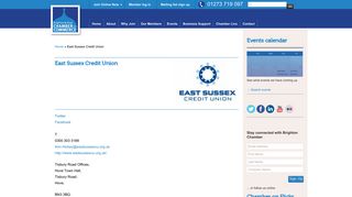 East Sussex Credit Union | Brighton & Hove Chamber of Commerce