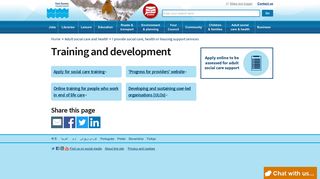 Training and development – East Sussex County Council