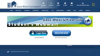 Student's Webmail | East West University