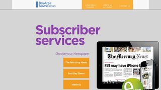 Subscriber Services - Bay Area News