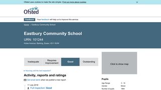 Ofsted | Eastbury Community School