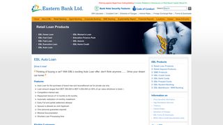 EBL Auto Loan - Eastern Bank Limited
