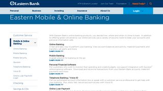 Eastern Mobile & Online Banking | Eastern Bank
