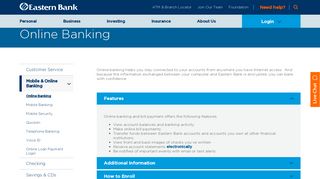 Online Banking | Eastern Bank