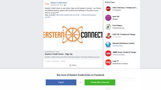 Eastern Credit Union - Facebook