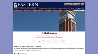 e-Mail (student) | Eastern Connecticut State University