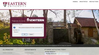 myEastern - Eastern University